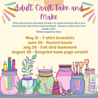 Adult Take and Make Crafts