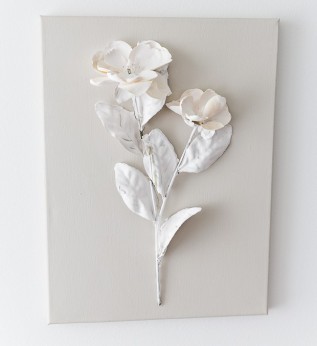 DIY Crafternoon - Plaster Dipped Flower Art